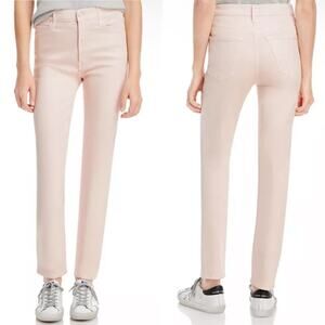 Mother Jeans Women’s The Dazzler Hover in Date Night Pale Peach Straight